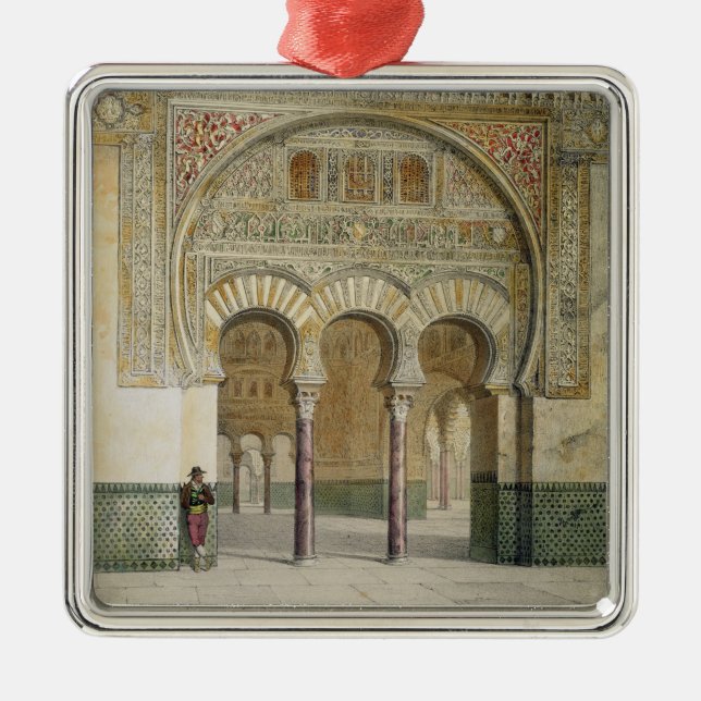 Die Galerie des Gerichtes der Löwen im Alhambra, Ornament Aus Metall (Vorne)