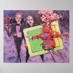 Die Galerie Spiel Malerei / Künstler Larry Lerew Poster