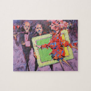 Die Galerie Spiel Malerei  / Künstler Larry Lerew Puzzle