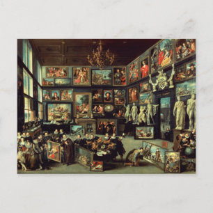 Die Galerie von Cornelis van Der Geest Postkarte