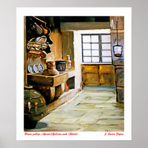 Die galicische Ecke /galician nook ,(Notiz) Poster