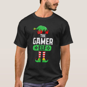 Die Gamer Elf Xmas Matching Weihnachts-Familie Paj T-Shirt