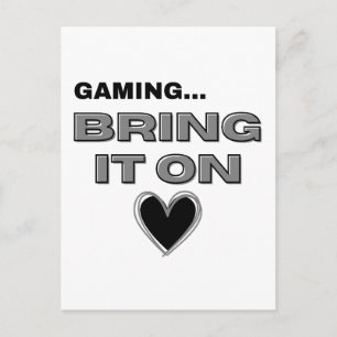 Die Gamer-Postkarte  Postkarte
