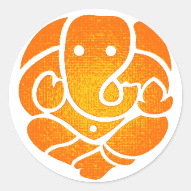 DIE GANESISCHE LIEBE RUNDER AUFKLEBER (Vorderseite)