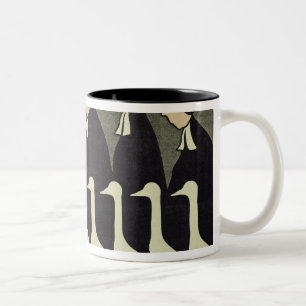 Die Gänse, Anti-kanzleimäßig Zweifarbige Tasse