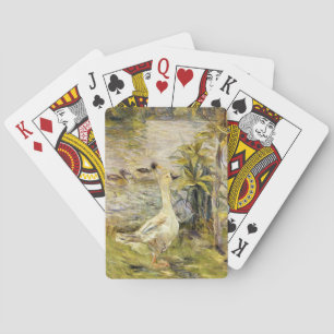 Die Gänse (von Berthe Morisot) Spielkarten