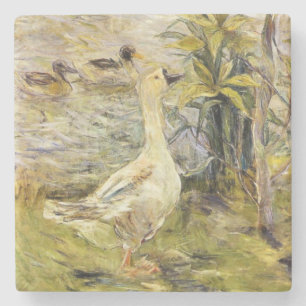 Die Gänse (von Berthe Morisot) Steinuntersetzer