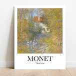 Die Gänse von Claude Monet<br><div class="desc">Claude Monets berühmtes Gemälde The Gese (1874). Bringen Sie die Schönheit der französischen Landschaft in Ihre Zuhause mit diesem atemberaubenden Plakat von Claude Monets "The Gese". Dieses 1874 gemalte Meisterwerk vereint die lebendigen Farben und die natürliche Schönheit einer Gänseherde. Das Gemälde ist Teil der ständigen Sammlung am Clark Art Institute...</div>