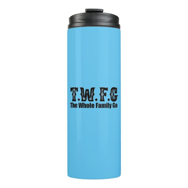 Die ganze Familie geht Tumbler Thermosbecher (Vorderseite)