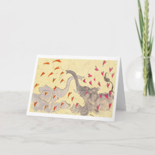 Die ganze Flattern Feiertagskarte