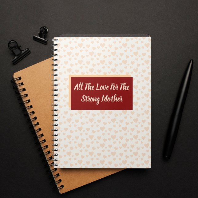 Die ganze Liebe für die starke Mutter Notizblock (Von Creator hochgeladen)