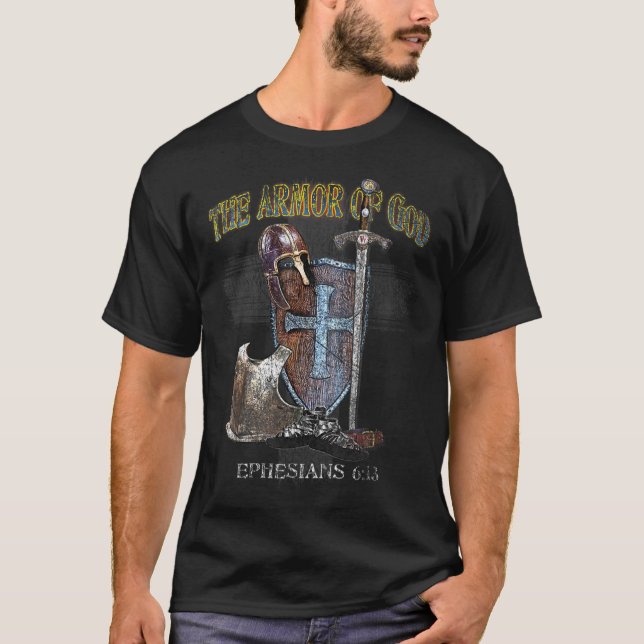 Die ganze Rüstung Gottes - die Ephesianer T-Shirt (Vorderseite)
