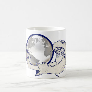 die ganze Welt in Affenhand Tasse