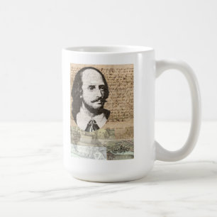 Die ganze Welt ist eine Bühne Shakespeare u. Kaffeetasse