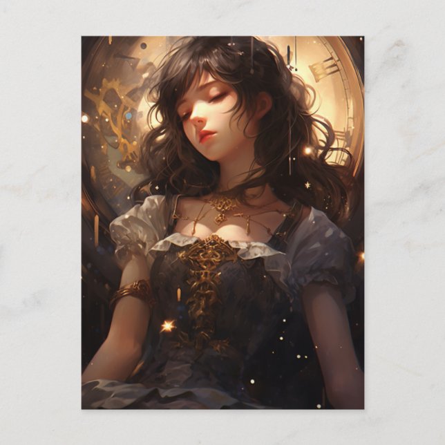 Die ganze Zeit Alice Postkarte (Vorderseite)