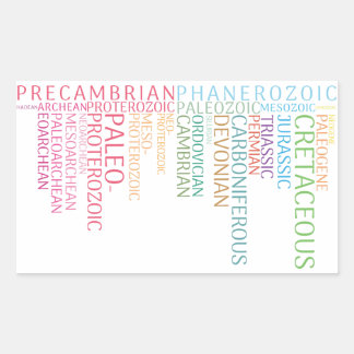 Die ganze Zeit in der Welt Rechteckiger Aufkleber