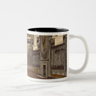 Die Garde-Kammer, der runde Turm, Windsor Ca Zweifarbige Tasse