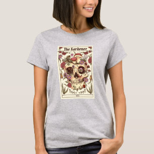 Die Gardener Skull Tarot Card T-Shirt