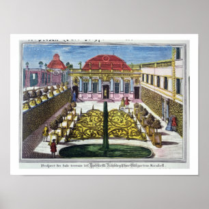 Die Gärten des Mirabellen-Parks, Salzburg, Austr Poster