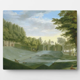 Die Gärten im Chiswick House (siehe auch Begleitun Fotoplatte