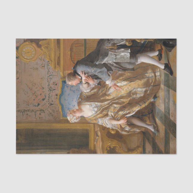 Die Garter von Jean-Francois de Troy Seidenpapier (Vorderseite)