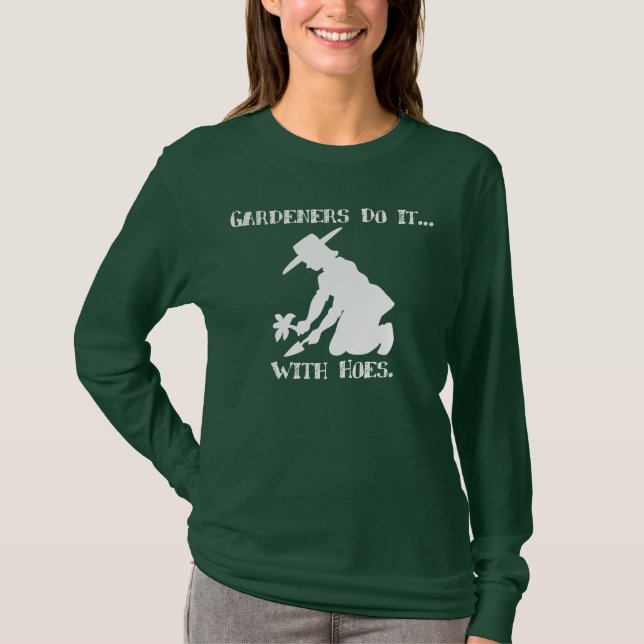 Die Gärtner machen das... mit Hasen. T-Shirt (Vorderseite)