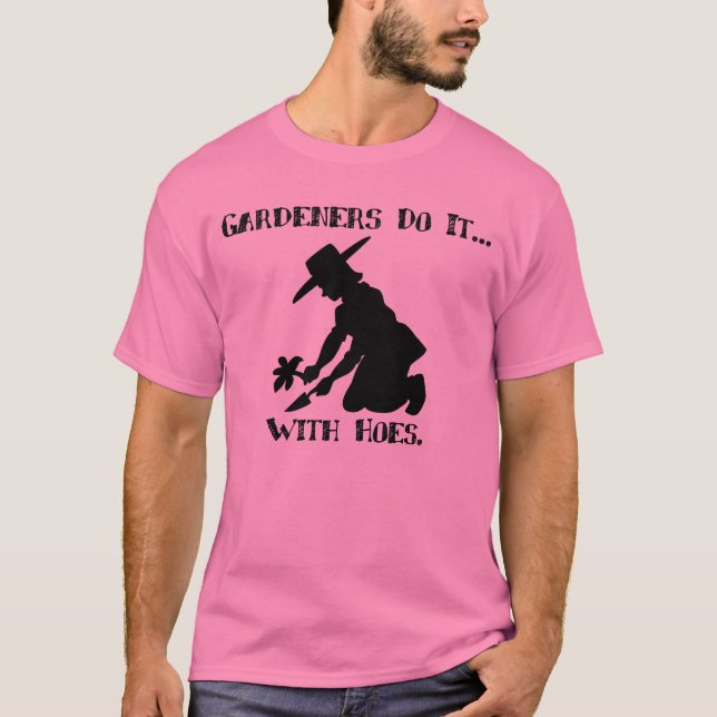 Die Gärtner machen das... mit Hasen. T-Shirt (Vorderseite)