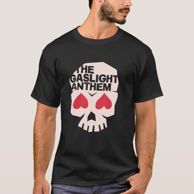 Die Gaslight Anthem - Herz Skull T-Shirt (Vorderseite)