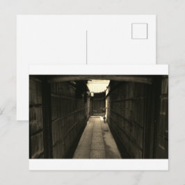 Die Gasse: Kyoto Postkarte