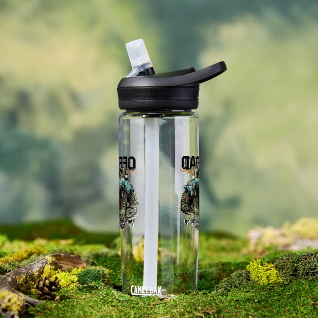 Die Gebirge mit vier Rädern anpassen Trinkflasche (Außenbereich)