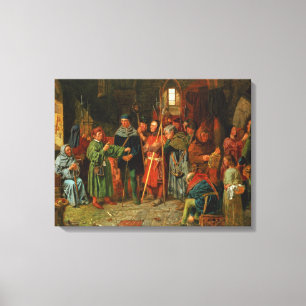 Die Gebühr des Dogberrys zur Uhr Leinwanddruck