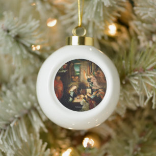 Die Geburt 1495 Keramik Kugel-Ornament