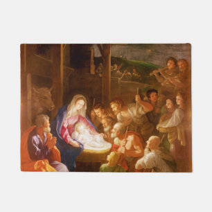 Die Geburt am Abend 1640 Fußmatte