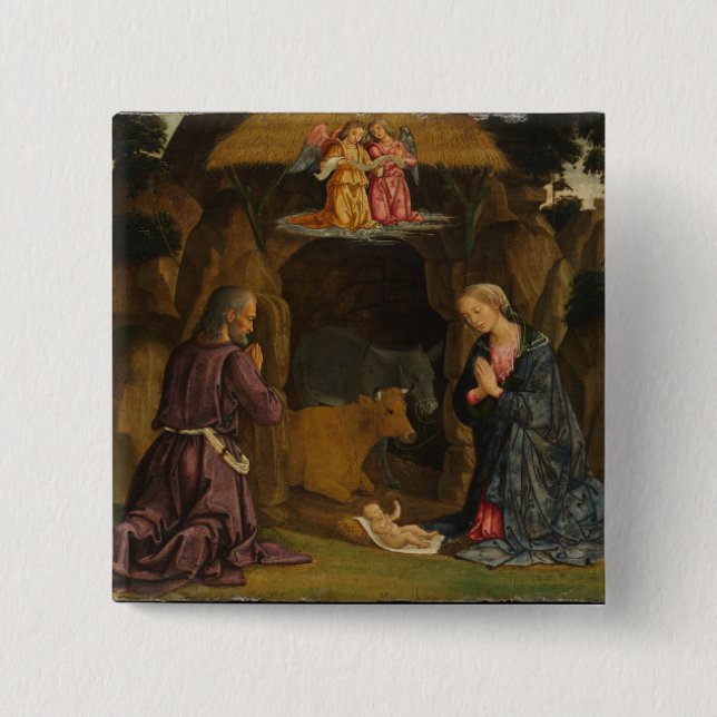 Die Geburt Christi, 1480s Button (Vorderseite)