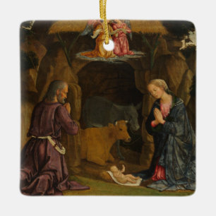 Die Geburt Christi, 1480s Keramikornament