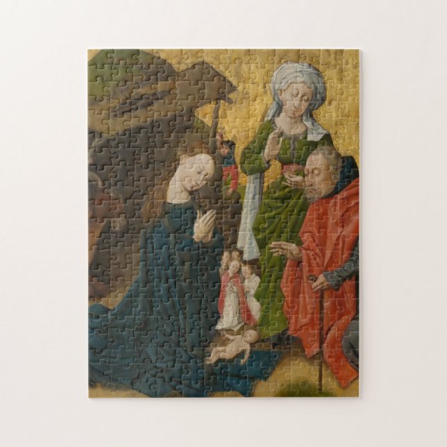 Die Geburt Christi, circa 1460 Puzzle (Vertikal)