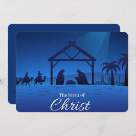 Die Geburt Christi Feiertagskarte