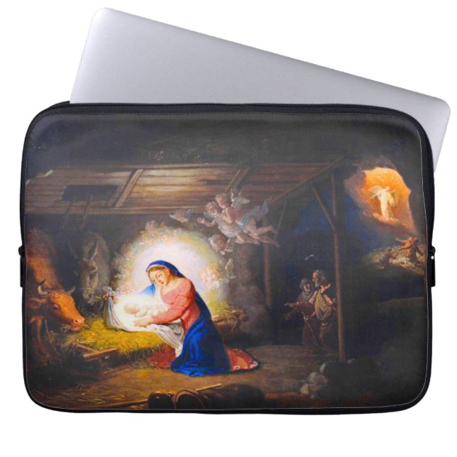 Die Geburt Christi Laptopschutzhülle (Vorderseite)