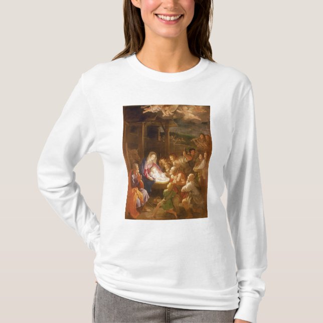 Die Geburt Christi nachts, 1640 T-Shirt (Vorderseite)
