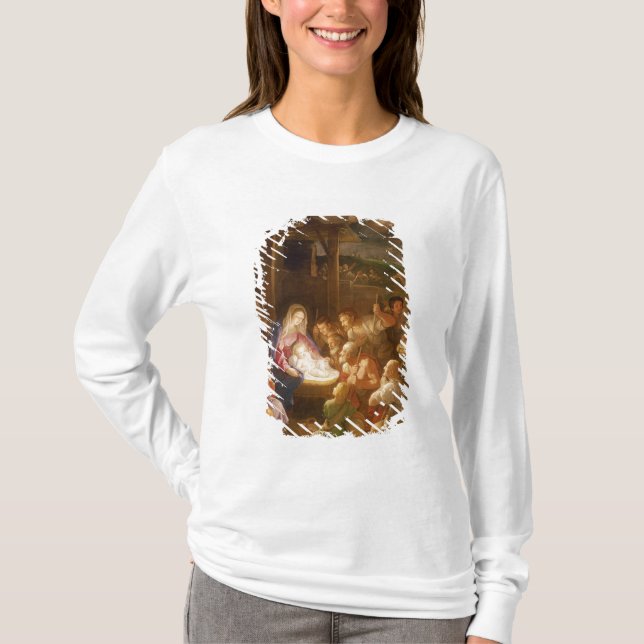 Die Geburt Christi nachts, 1640 T-Shirt (Vorderseite)