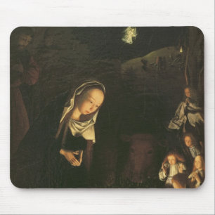 Die Geburt Christi nachts Mousepad