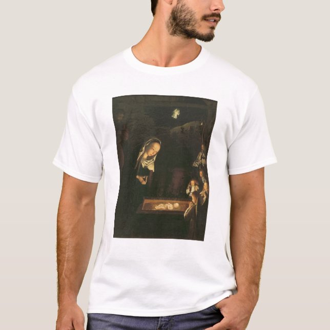Die Geburt Christi nachts T-Shirt (Vorderseite)