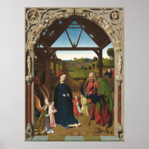 Die Geburt Christi - Petrus Christus Fine Art Post Poster