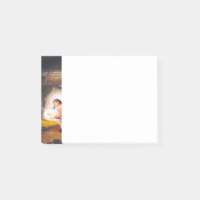 Die Geburt Christi Post-it Klebezettel (Vorderseite)