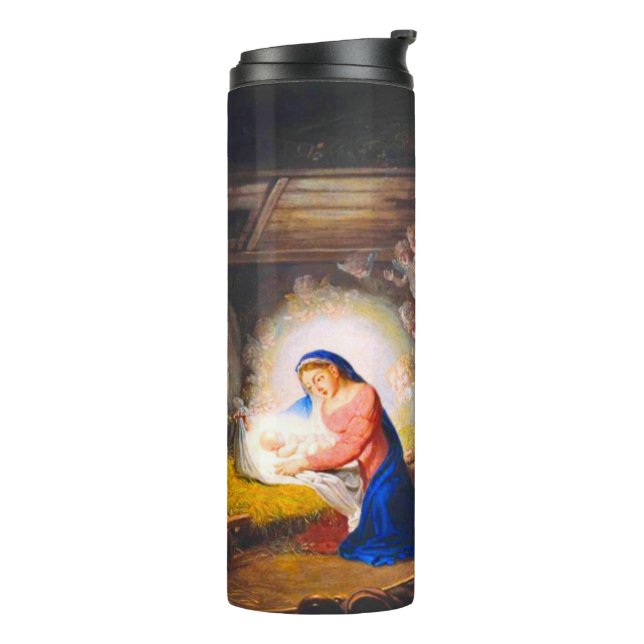 Die Geburt Christi Thermosbecher (Nach links gedreht)