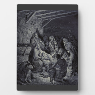 Die Geburt Christi von Gustave Doré Premium-Victor Fotoplatte
