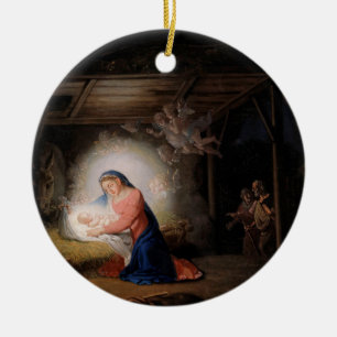 Die Geburt Christi (von Vladimir Borovikovsky) Keramik Ornament