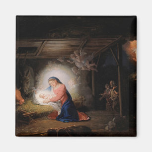 Die Geburt Christi (von Vladimir Borovikovsky) Magnet