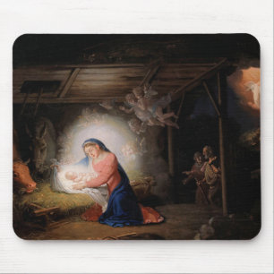 Die Geburt Christi (von Wladimir Borovikowski) Mousepad