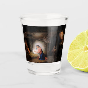 Die Geburt Christi (von Wladimir Borovikowski) Schnapsglas